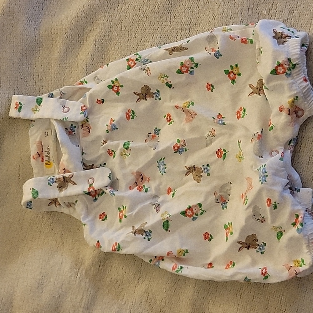 Baby Boden Bunny overalls 6 - 9 months